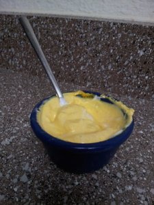 yogurt turmeric mixture