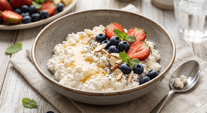 Cottage cheese bowl