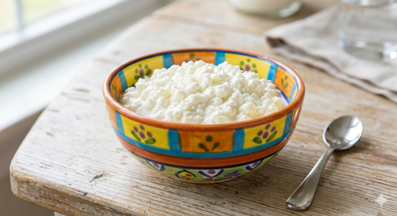 Plain cottage cheese